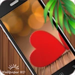 love wallpaper hd android application logo